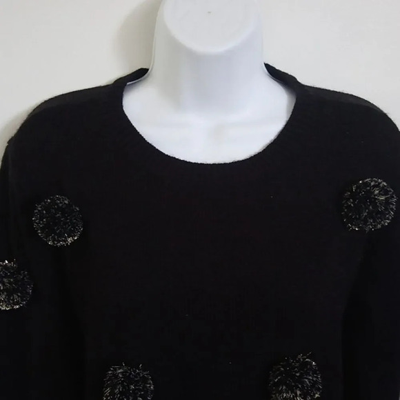 Jacqueline  de Yong Knit Sweater, Gold/Black, S - Picture 2 of 7